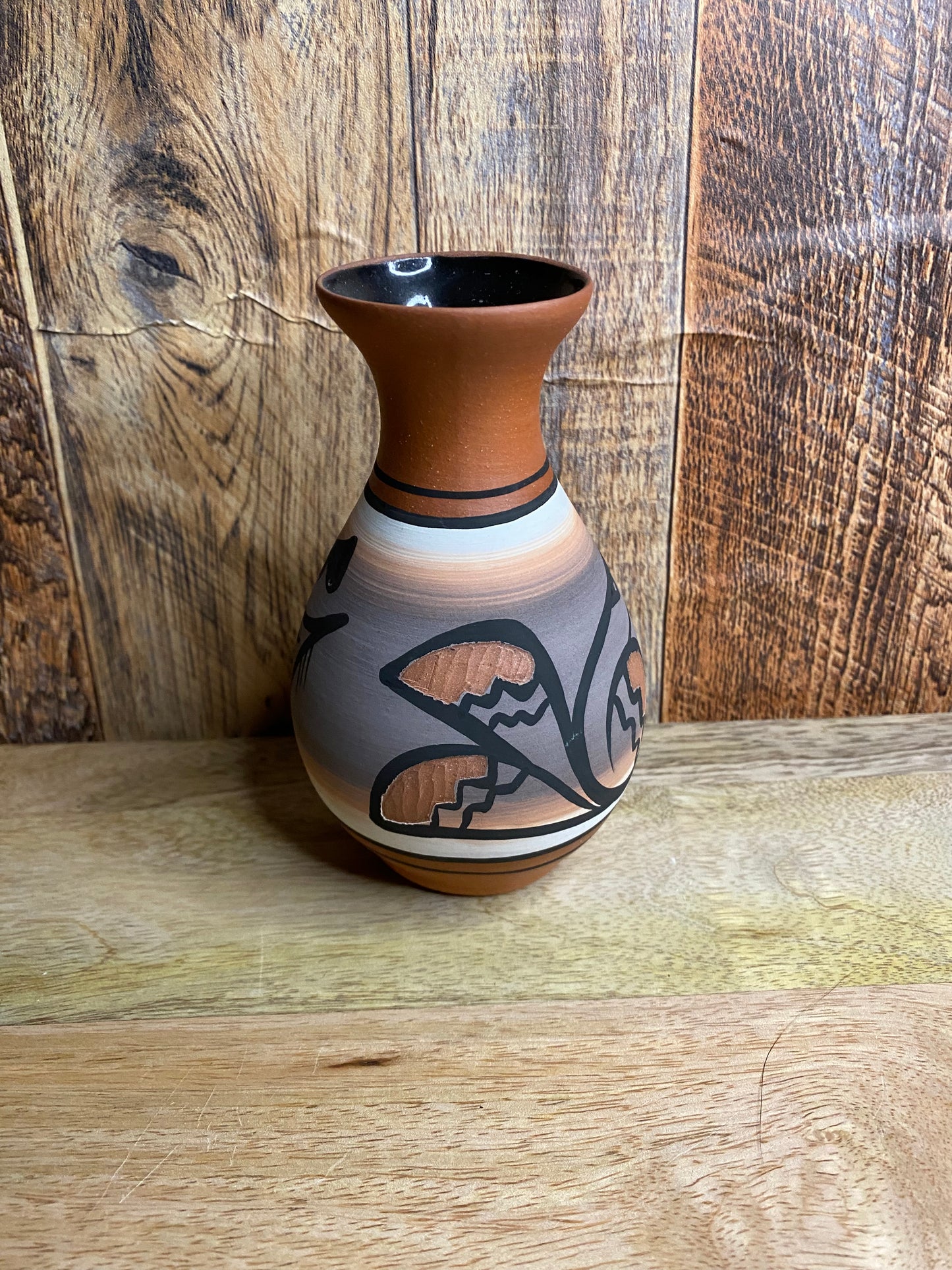 Navajo Clay Etched Pottery