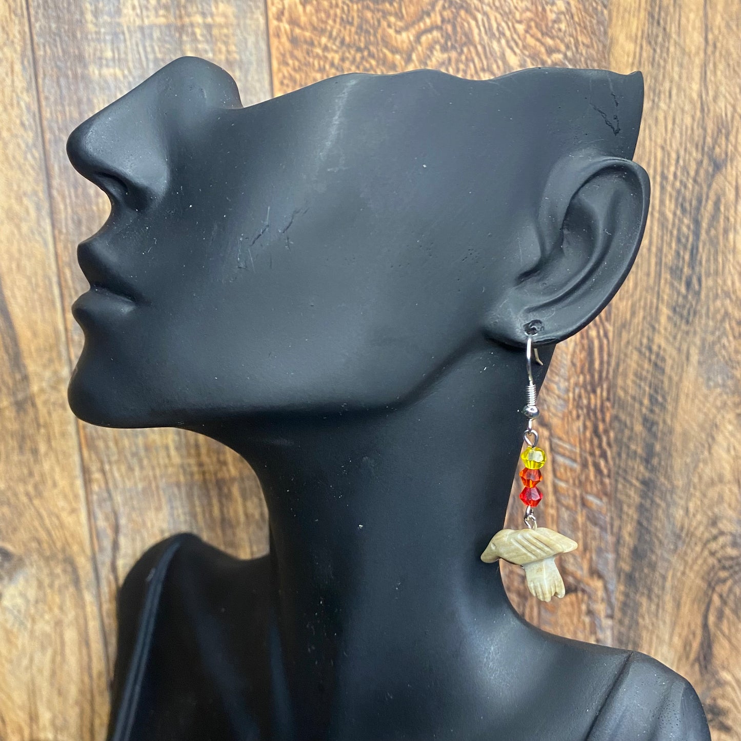 Sundown Serenade Bird Totem Earrings